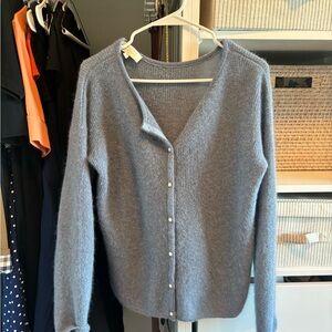 Sezane Gaspard Cardigan S Vintage Blue